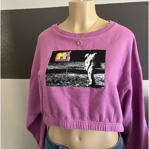 MTV cropped sweater
